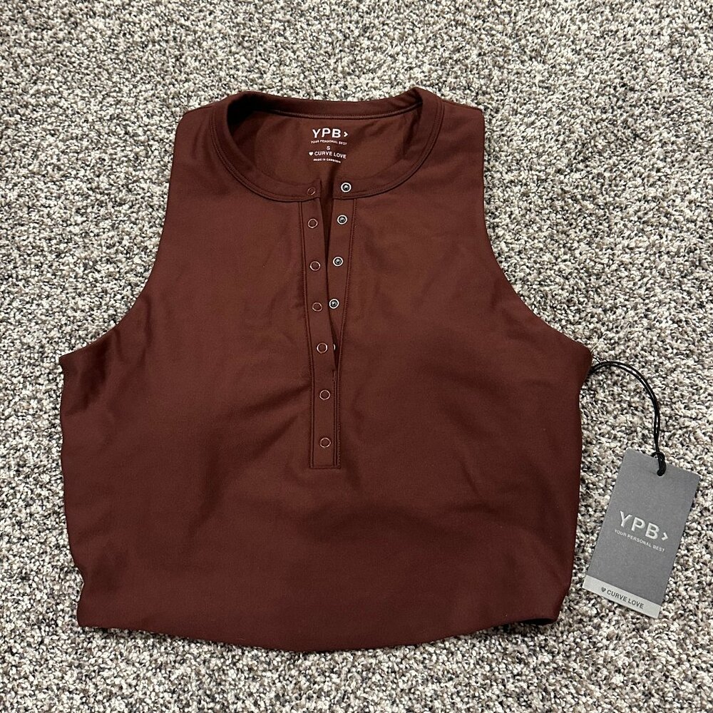 Abercrombie & Fitch's YPB Work Out Tank (Brown - Size S)